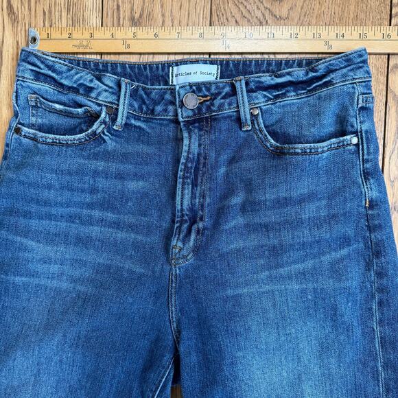 Articles of Society Village Straight Leg Jeans SZ 32 Casual Classic Preppy Boho - Picture 5 of 12